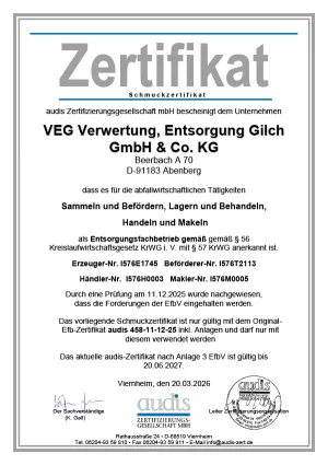 Vorschau: Zertifikat